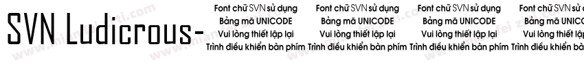 SVN Ludicrous字体转换